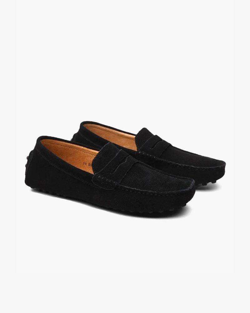 Suede Driver Loafers - Old Money