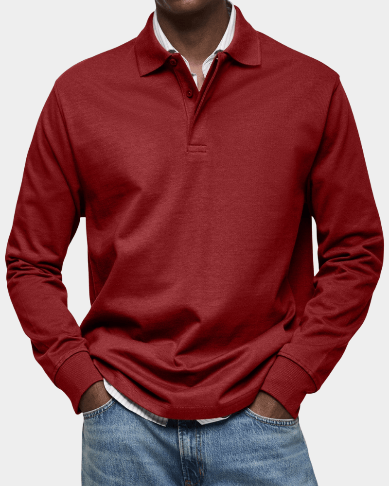 Marcello Classic Long Sleeve Polo