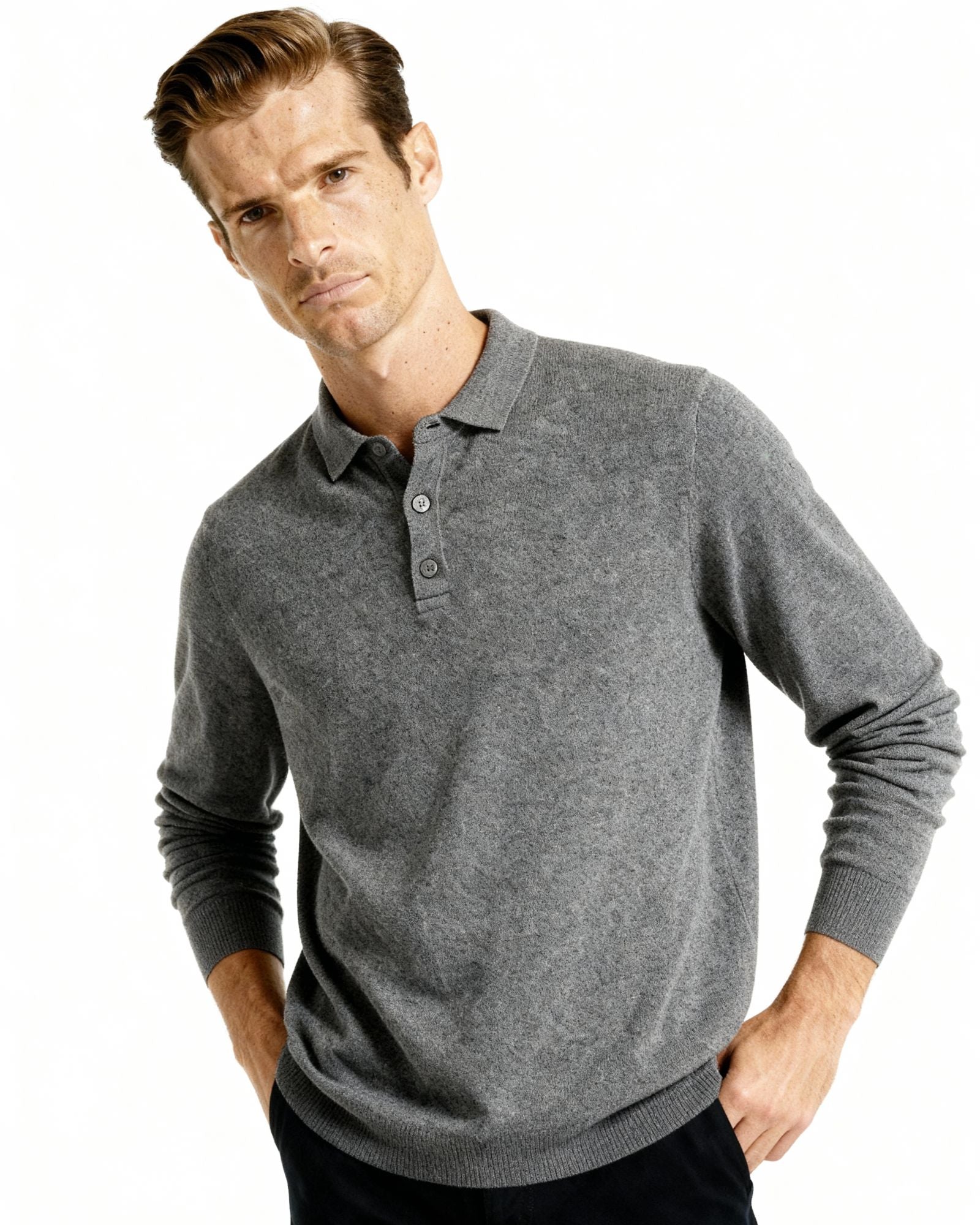 100% Cashmere Polo