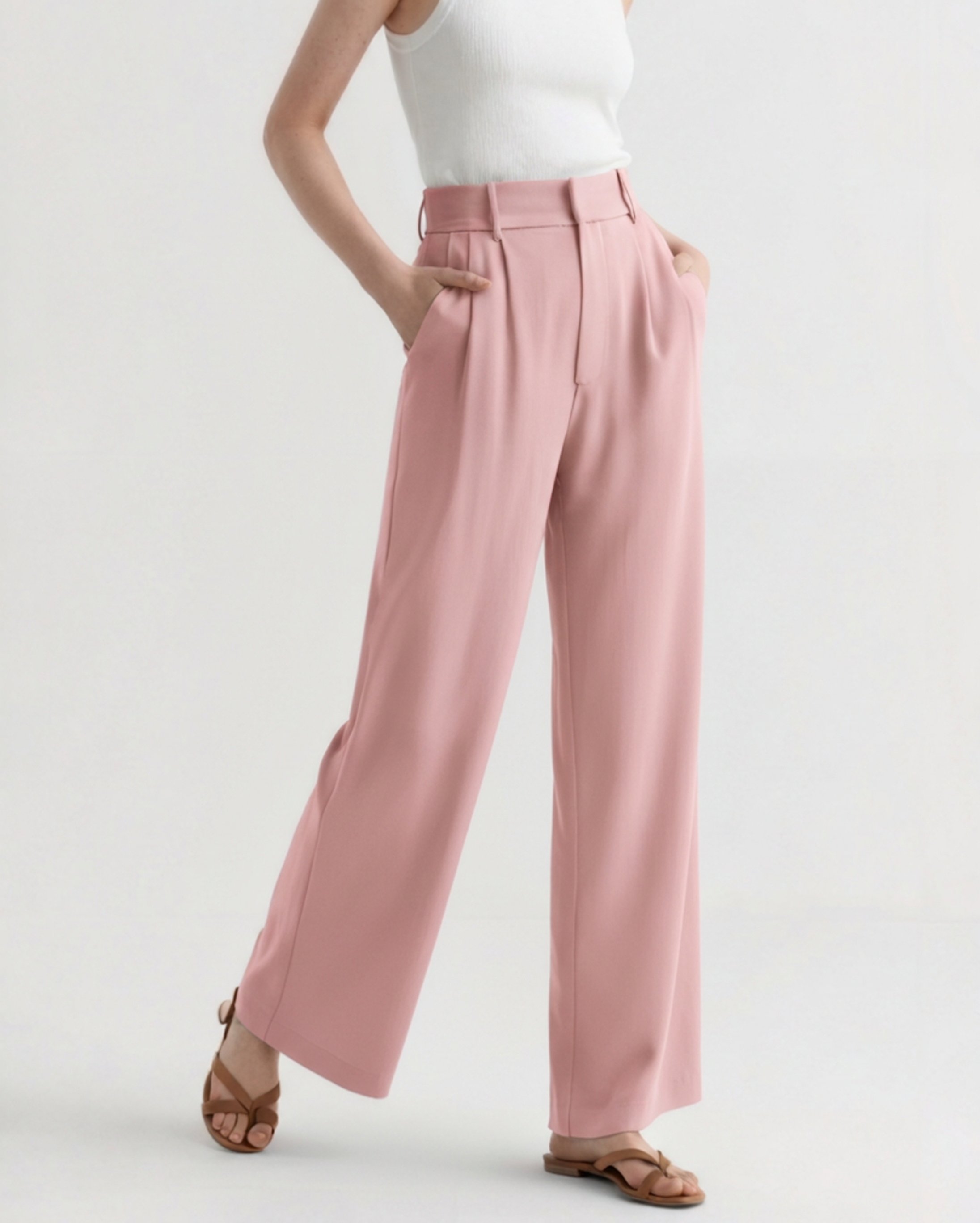 Serena Wide-Leg Trousers - Old Money