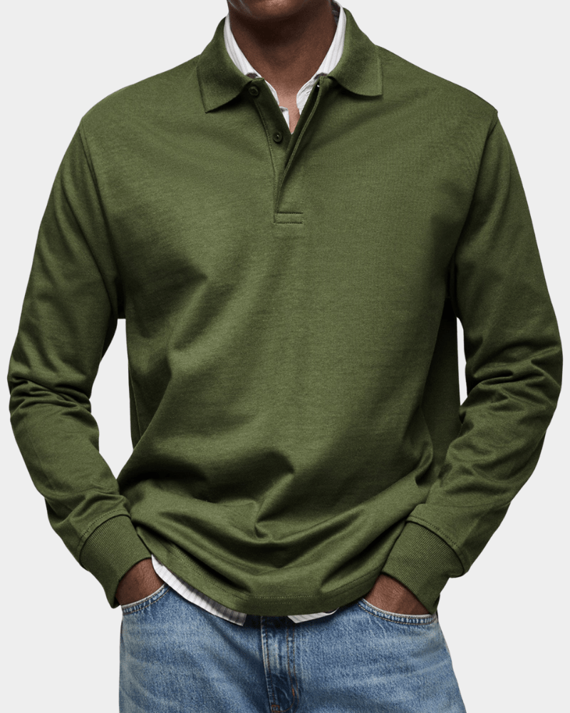 Marcello Classic Long Sleeve Polo