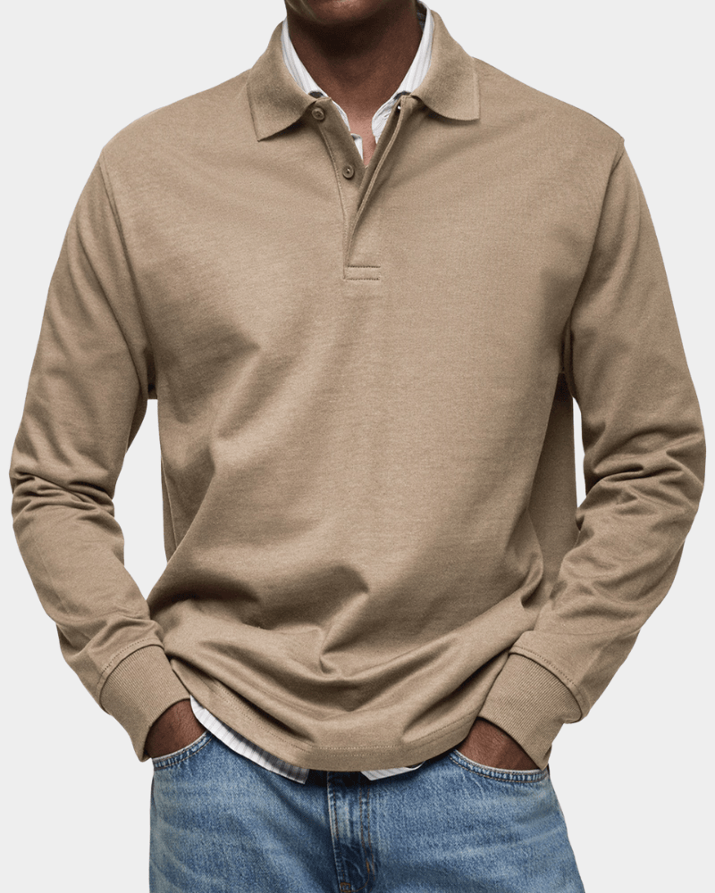 Marcello Classic Long Sleeve Polo