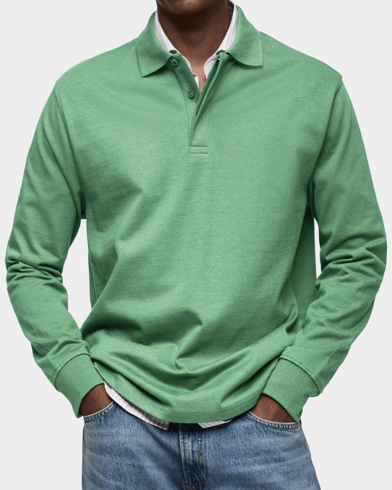 Marcello Classic Long Sleeve Polo