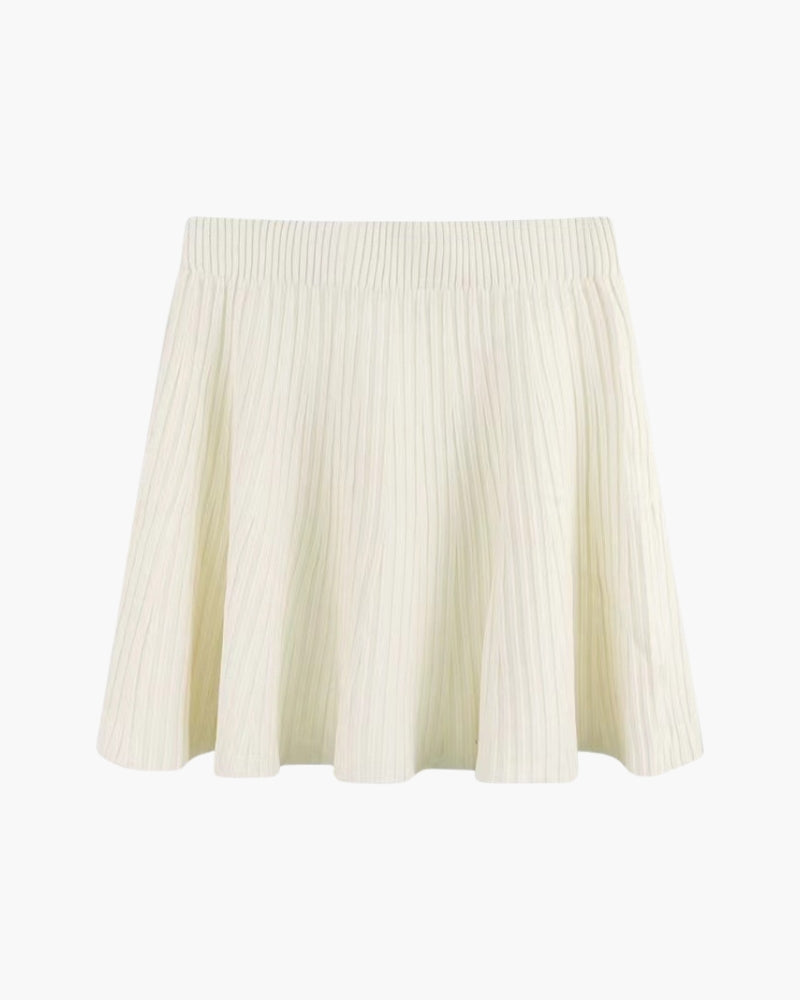 Oxford Pleated Wool Mini - Old Money