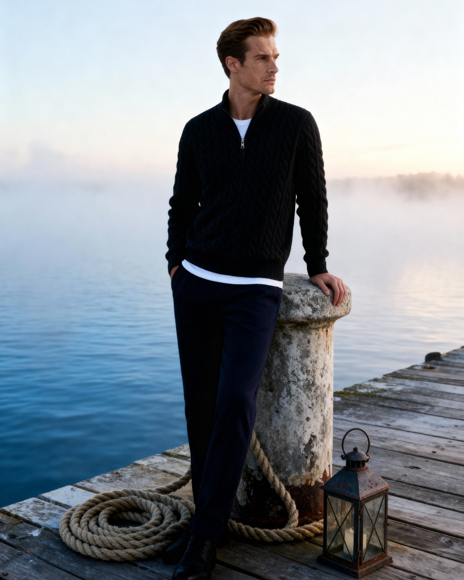 Sicilia Half Zip Sweater